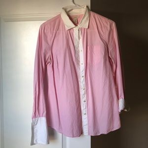 Pink J Crew Button Up